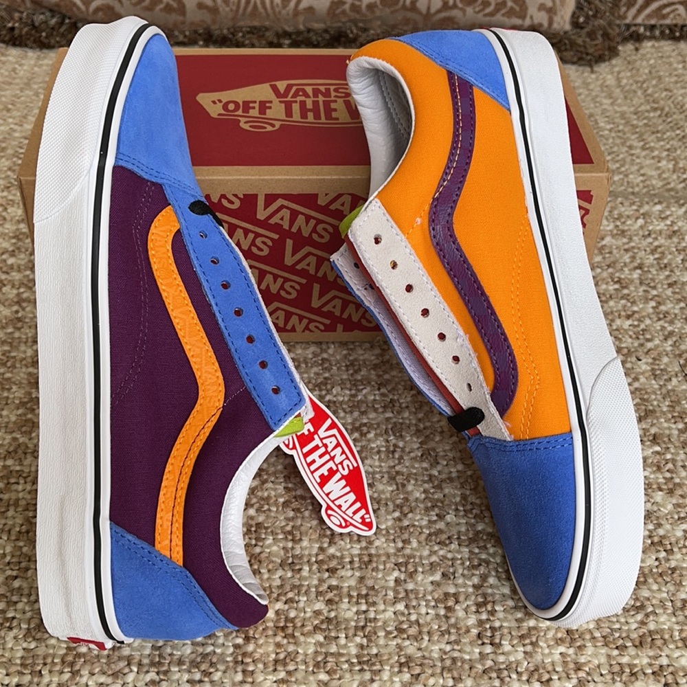 Vans Old Skool Mix & Match Gpjcbgtmr/gold Men’s - Picture 11 of 16
